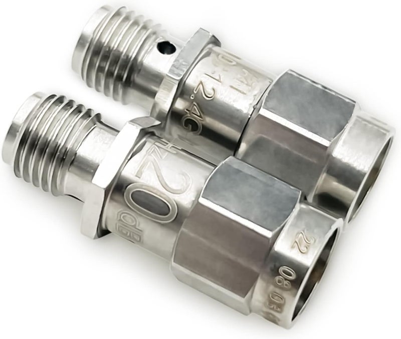 TOJOIN SMA Male to SMA Female Connector/SMA Attenuator/Coaxial RF Attenuator, DC to 18GHz, 50Ohm, 2W, 20dB, SMA 18G Attenuator 2PCS